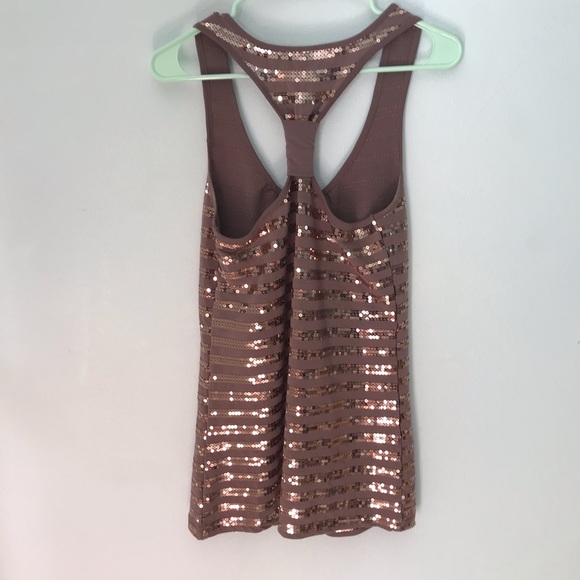 Romeo and Juliet Couture gold and brown sequin - Picture 4 of 6
